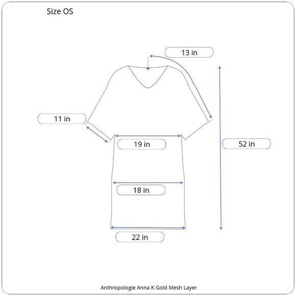 Anthropologie Anna K Gold Mesh Layer - Picture 6 of 11